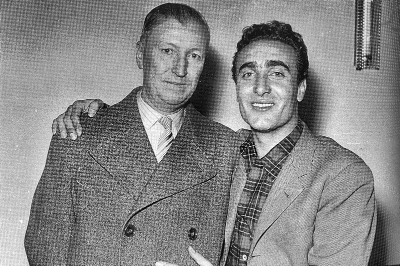 Eugenio Castellotti con il cugino Alfredo