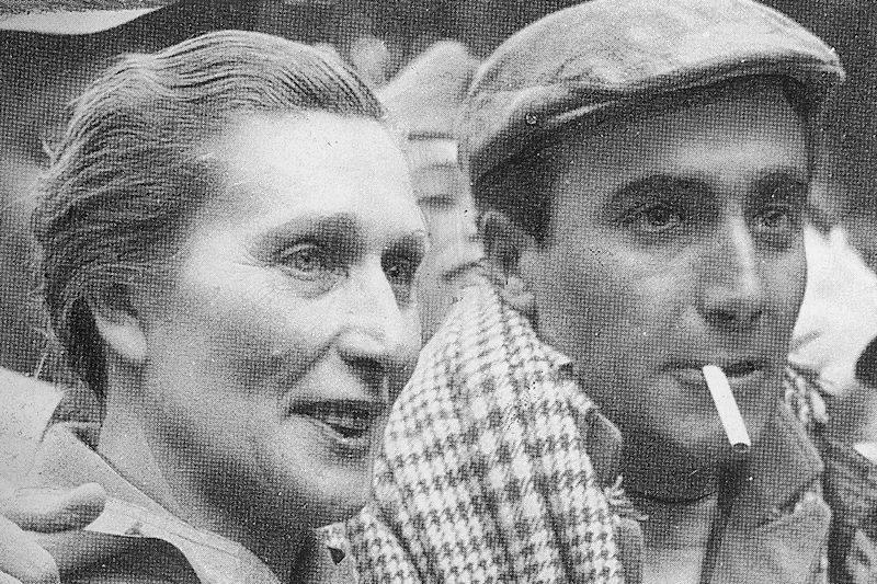 Eugenio Castellotti con mamma Angela